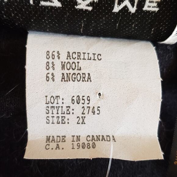 Liz & Me 2-piece Italian Long Sleeve Black Skirt & Blouse - Picture 8 of 12